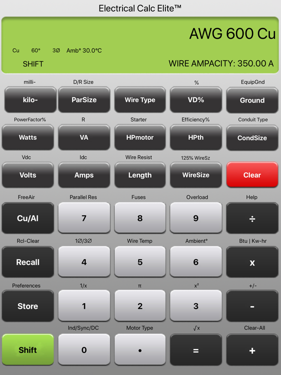 Screenshot #6 pour Electrical Calc Elite