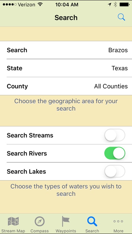 Stream Map USA - SC