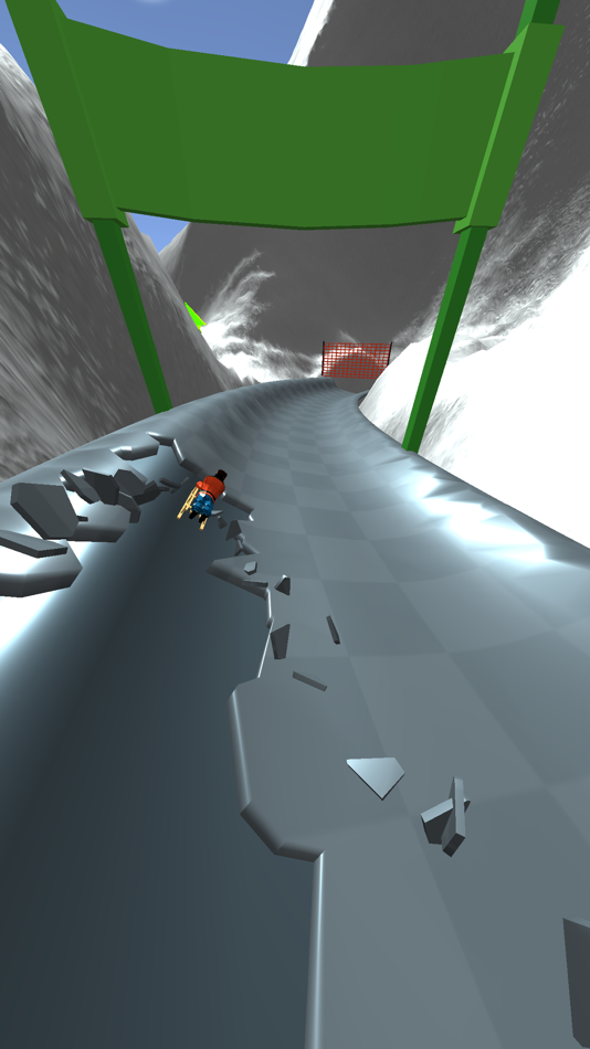 #4. Snow Race! (iOS) 由: SDP Games SAS