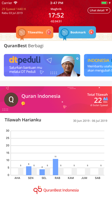 Quran Best Indonesia screenshot 2