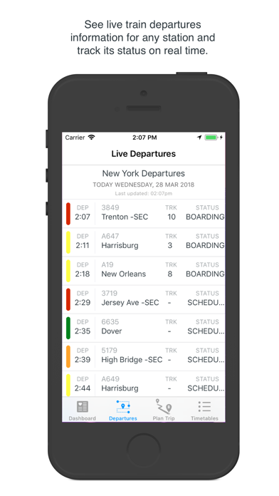 Screenshot #2 pour Commuter (New Jersey Rail)