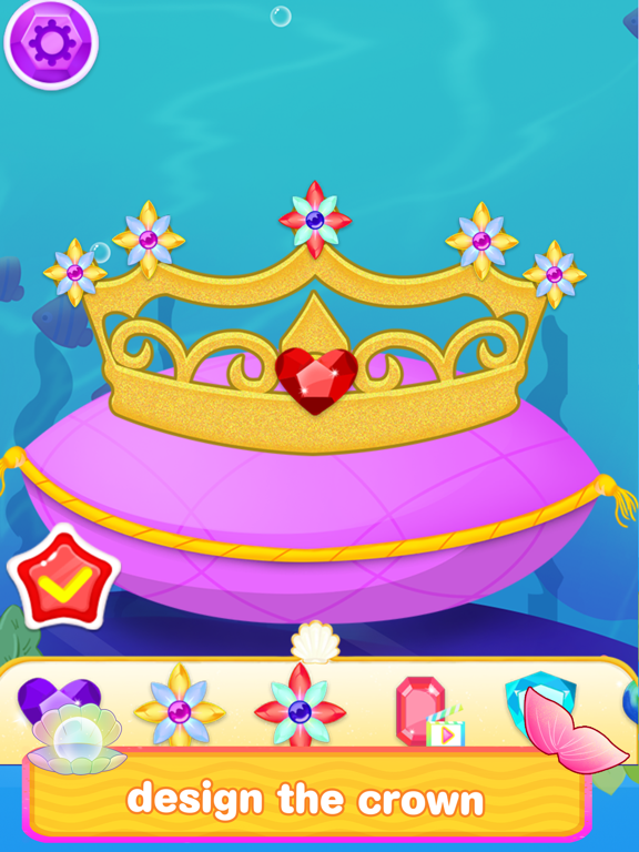 Mermaid Princess Makeup Design iPad screenshot 4 - Entertainment app