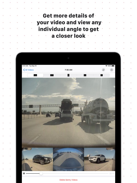 SentiVision for Tesla Vehicles iPad screenshot 5 - Utilities app