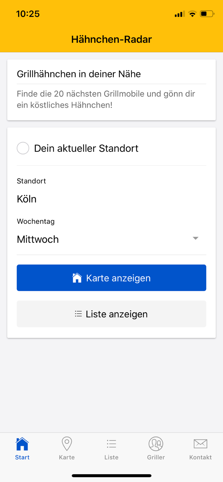 Hähnchen-Radar screenshot 1