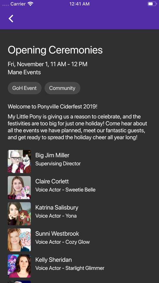 #6. Ponyville Ciderfest Convention (iOS) By: Brandon White