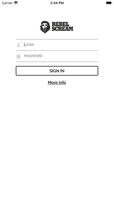 Screenshot 1 of Rebel Scream Radio App