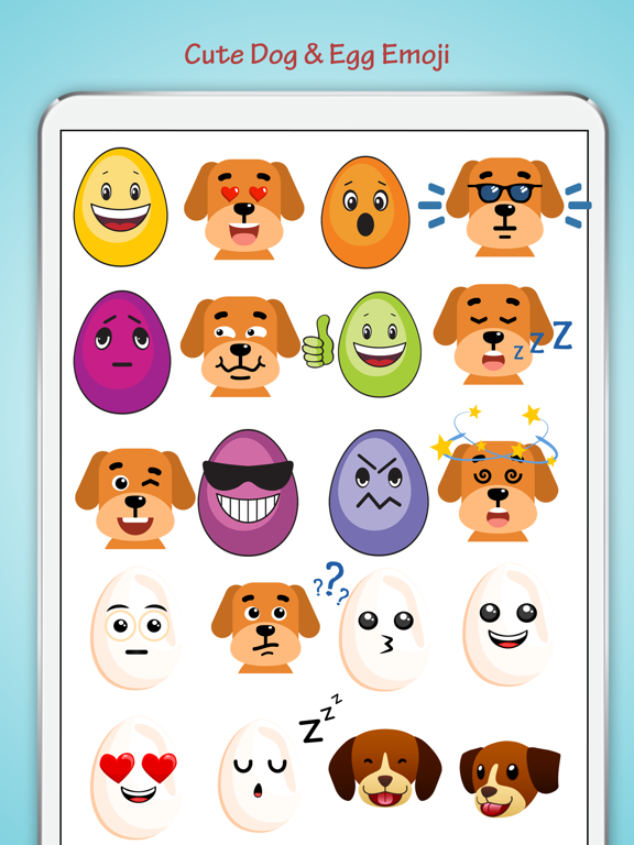 Screenshot #3 for Egg Loving Dogs Emoji