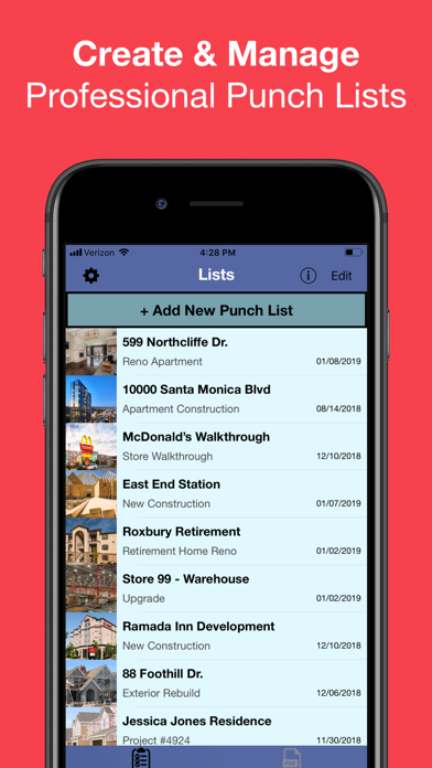 How to cancel & delete Punch List & Site Audit Report from iphone & ipad 1