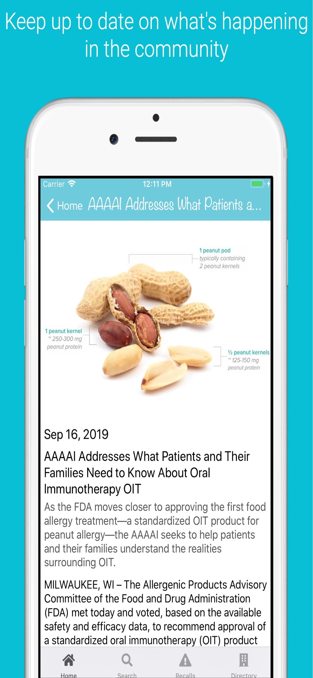 ALLERGEN INSIDE - Food Scanner