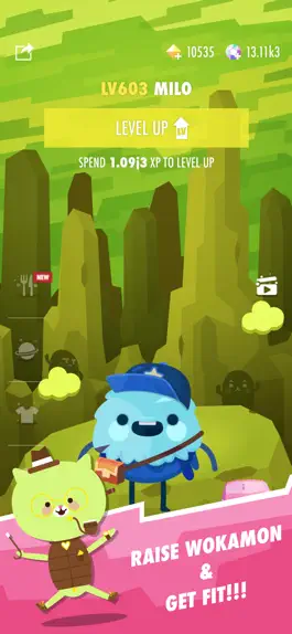 Game screenshot Wokamon - Walking app game mod apk