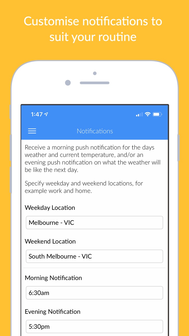 iPhone screenshot
