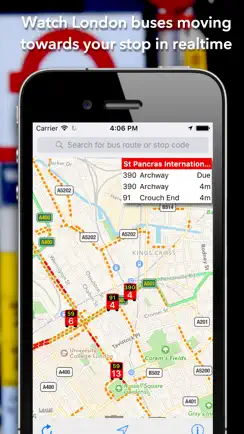 London Live Bus Map iPhone image 1