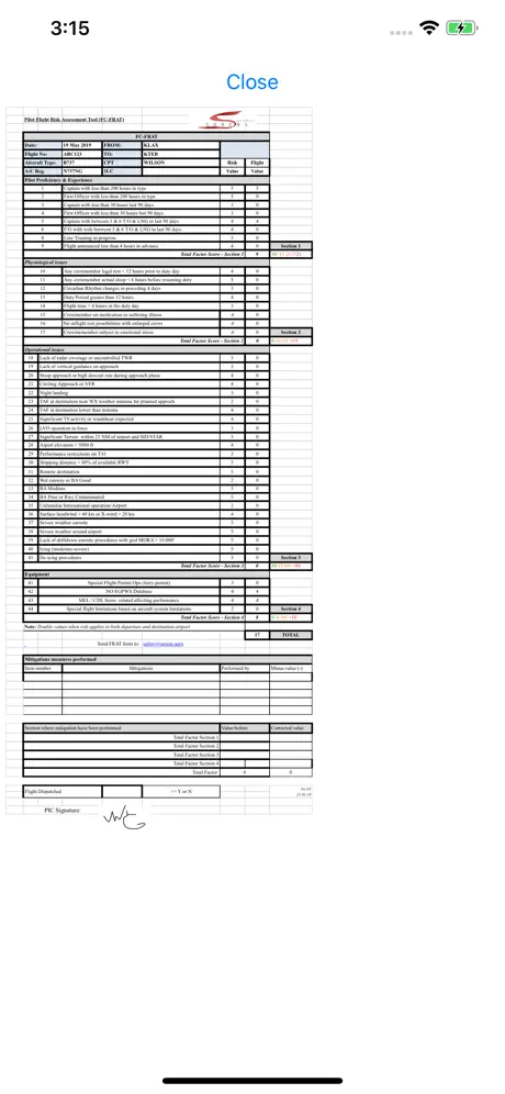 efbForms - Flight Forms