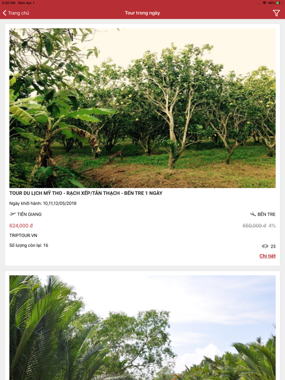 Screenshot #5 pour Triptour - Chợ tour trực tuyến