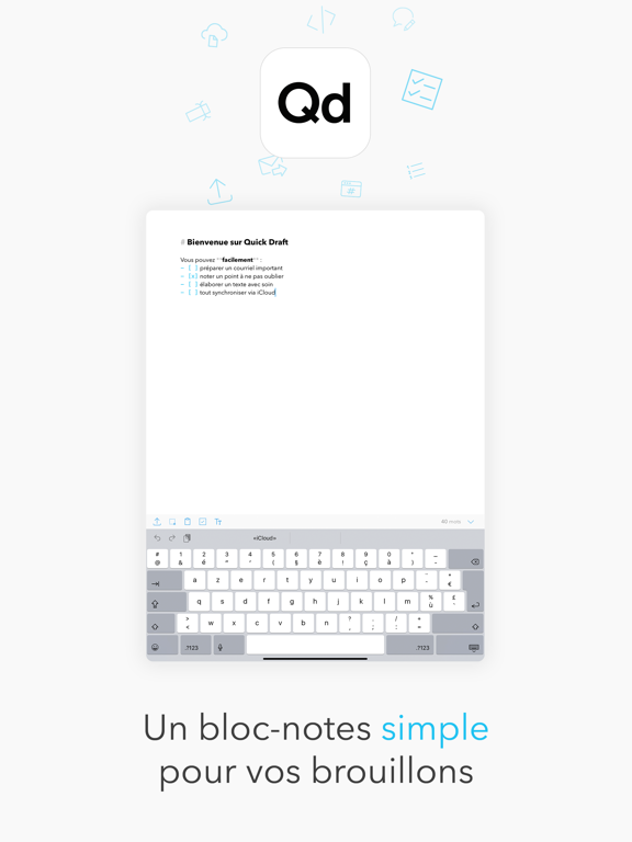 Screenshot #4 pour Bloc-Notes: Quick Draft