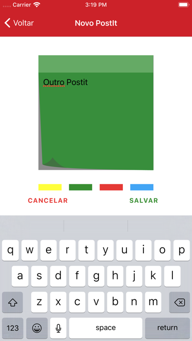 App screenshot