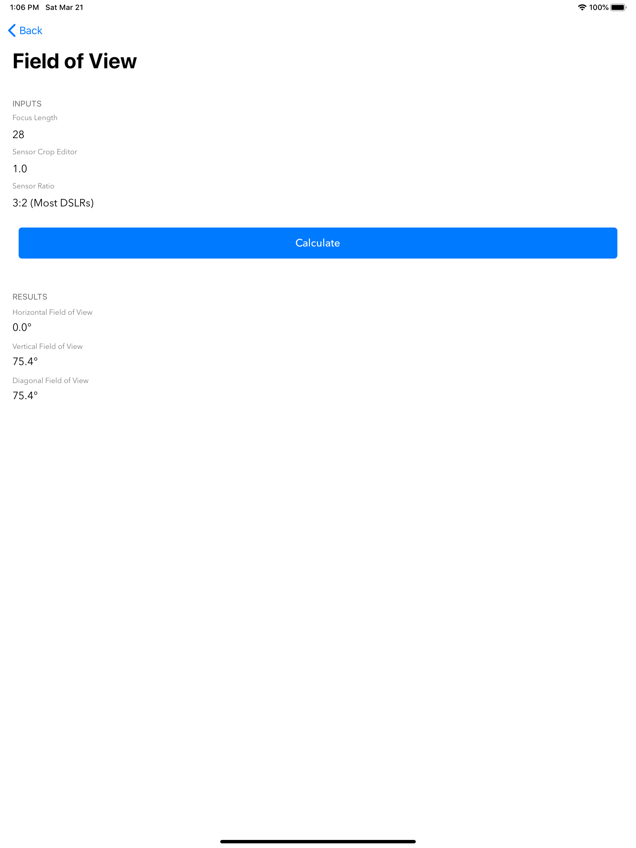 PhotographyCalc screenshot 14