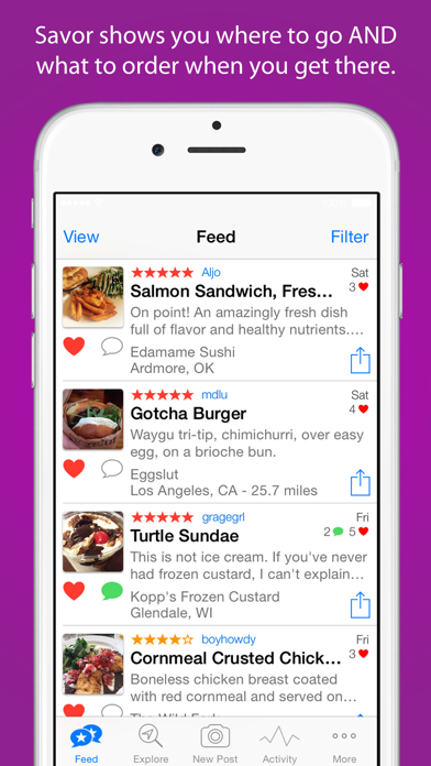 Savor Food Screenshot