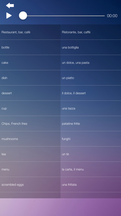 Learn Italian Language Course iPhone screenshot