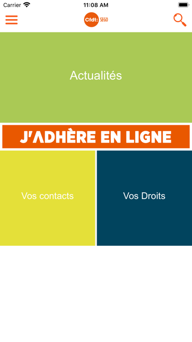 Screenshot #1 pour CFDT SEGO