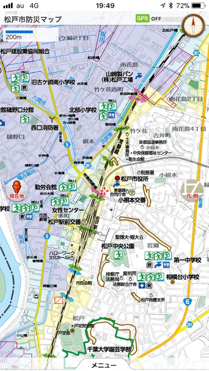松戸市防災マップ