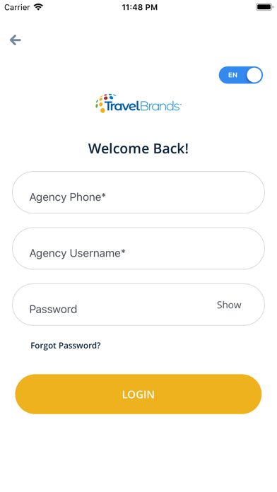 TravelBrands - MyBookings app screenshot