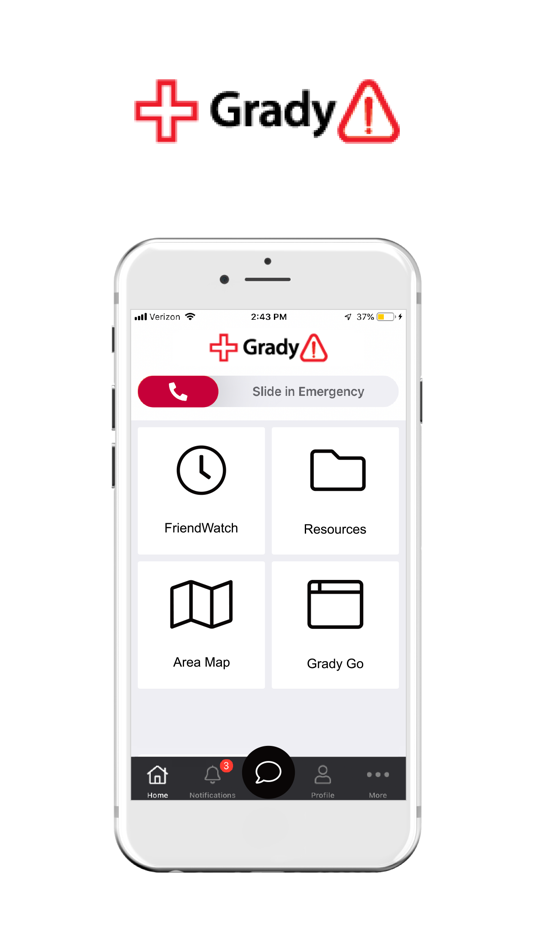 #1. GradyAlerts (iOS) 由: Grady Memorial Hospital