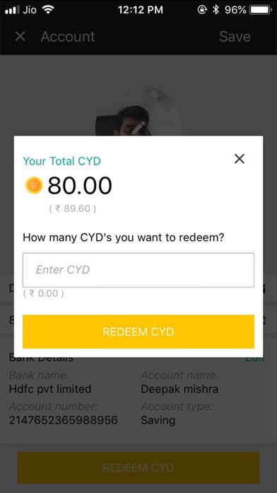App screenshot