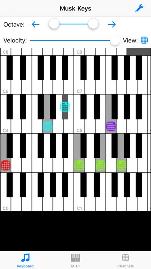 Musk MIDI Keyboard screenshot 1
