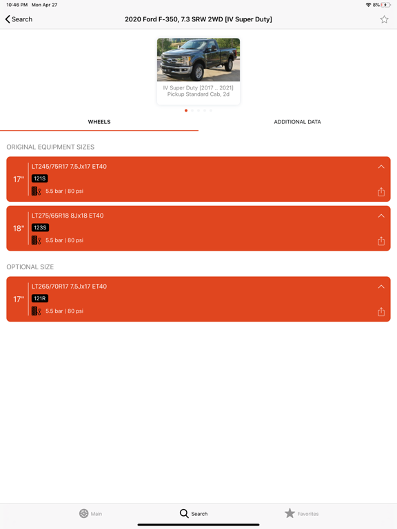 Screenshot #4 pour Wheel Size