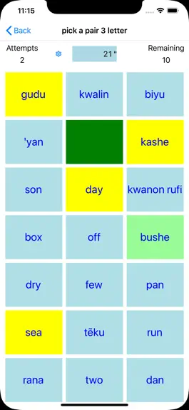 Game screenshot PickAPair Hausa - English apk