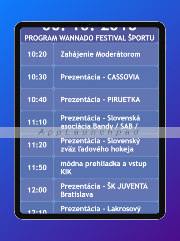 Screenshot #5 pour Wannado festival športu
