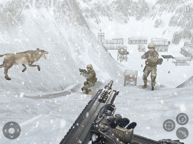 Neve Sniper Exército Guerra ro screenshot 7