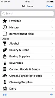 grocery & shopping list iphone screenshot 3
