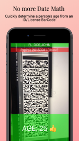 21+ Age Check ID Scanner screenshot