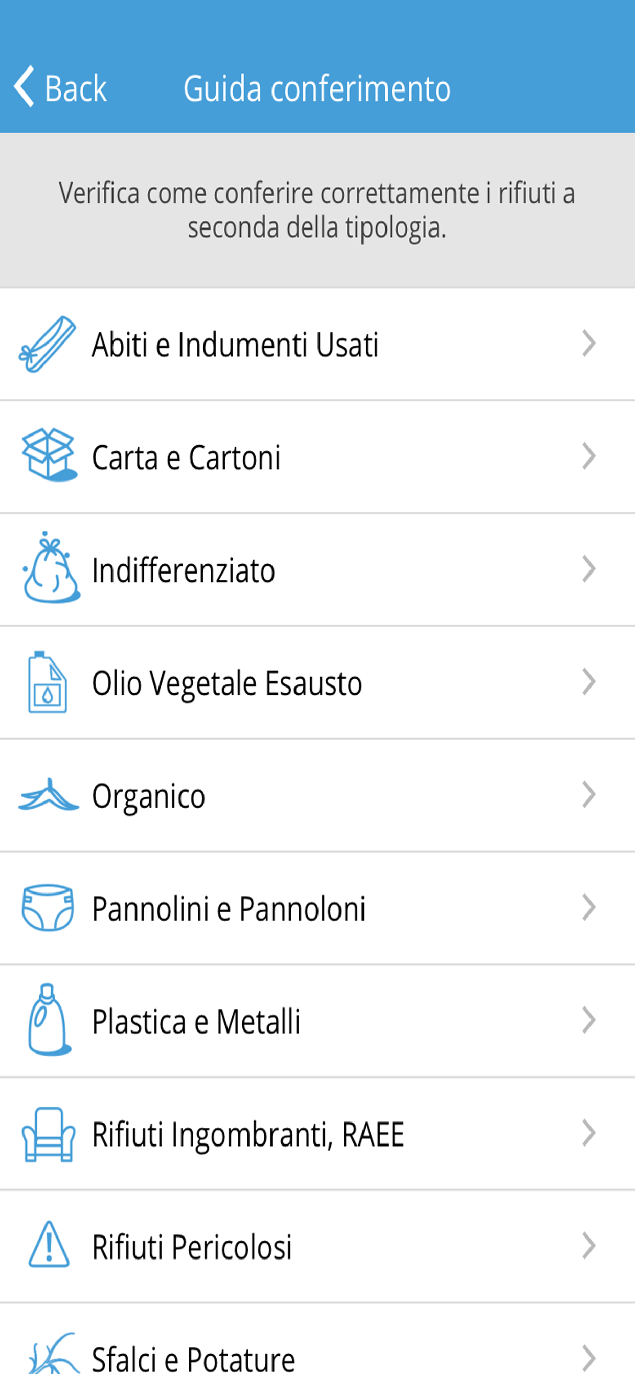 Riciclapp Mola di Bari screenshot 4