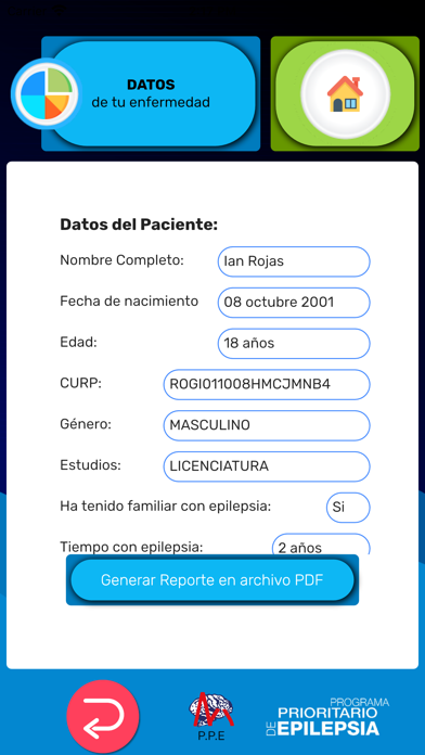 Epilepsia Mexico Screenshot