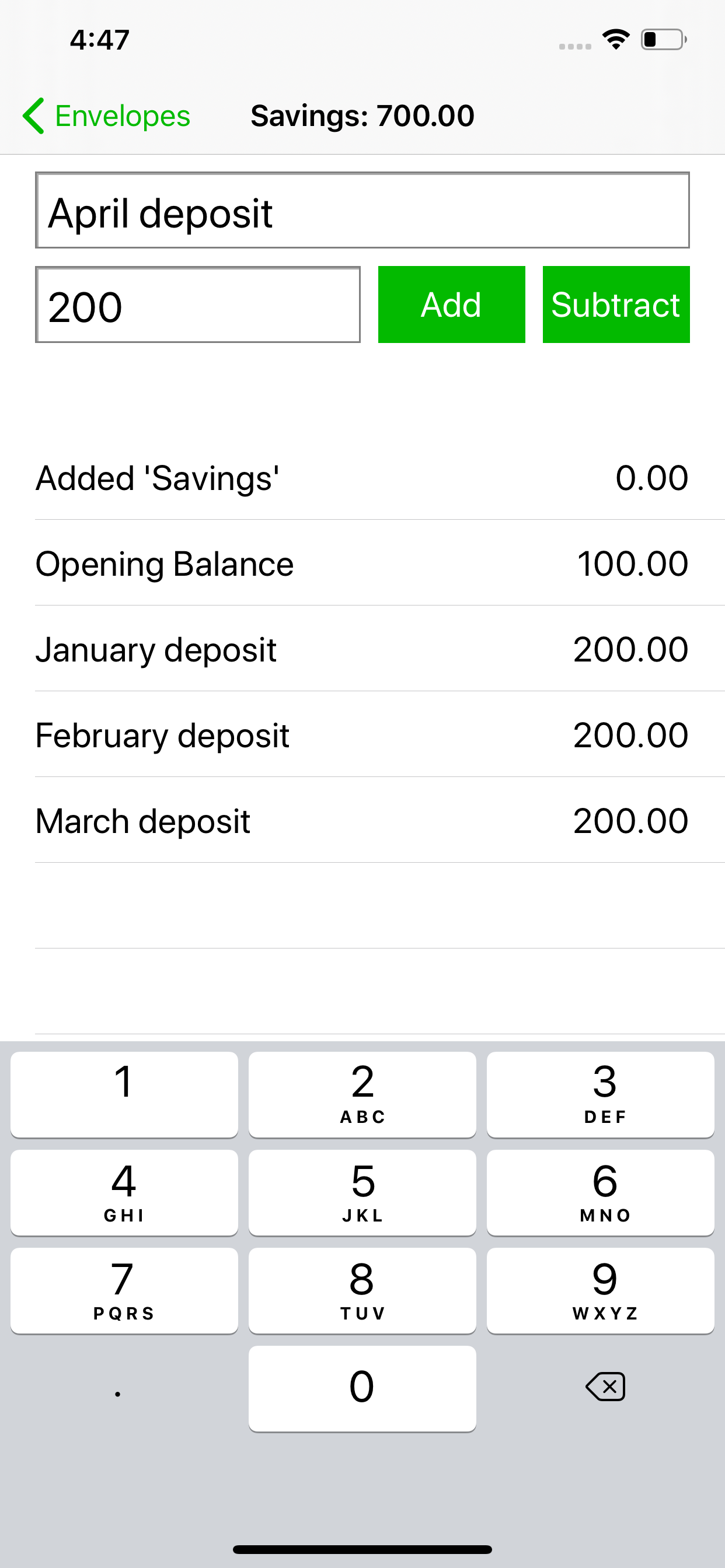 Simple Budget Envelopes screenshot 6