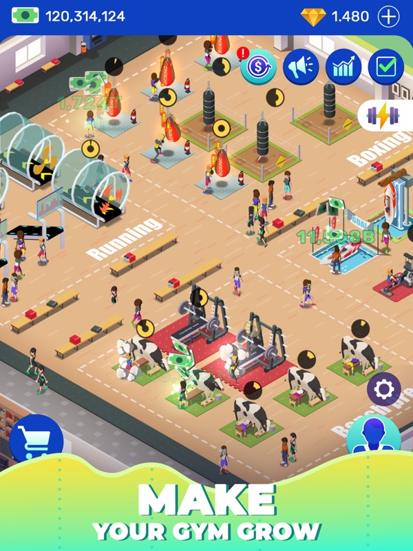 Idle Fitness Gym Tycoon - Game screenshot 9
