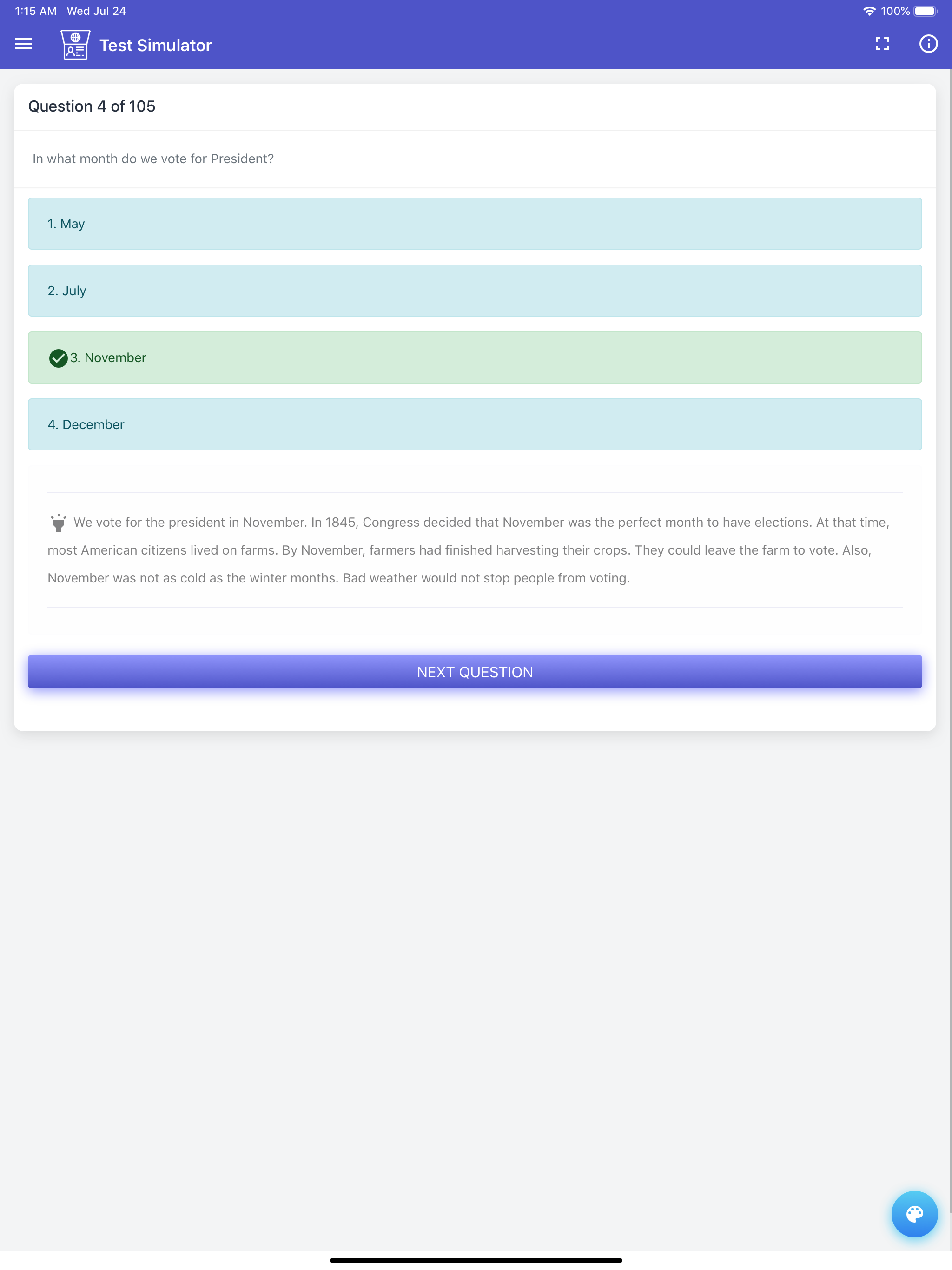 U.S. Citizenship Test Prep screenshot 17