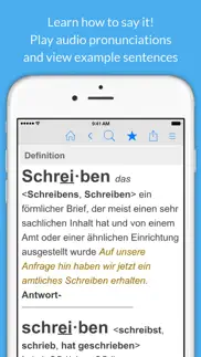 german dictionary & thesaurus iphone screenshot 2