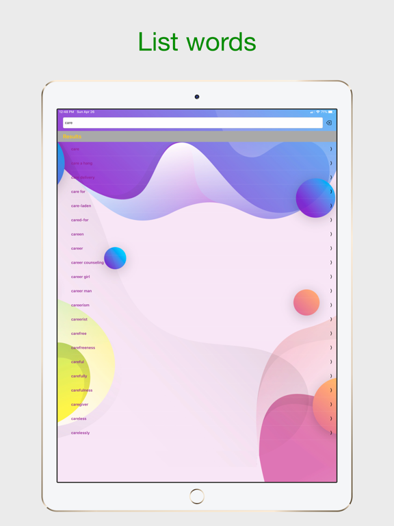 Monisa Netword® iPad screenshot 3 - Education app