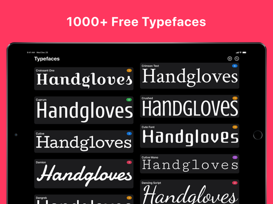 Screenshot #4 pour Open Face - Register Fonts