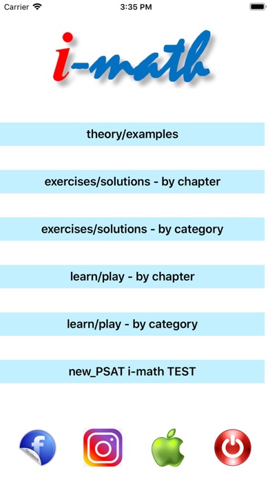 PSAT math interactive book Screenshot