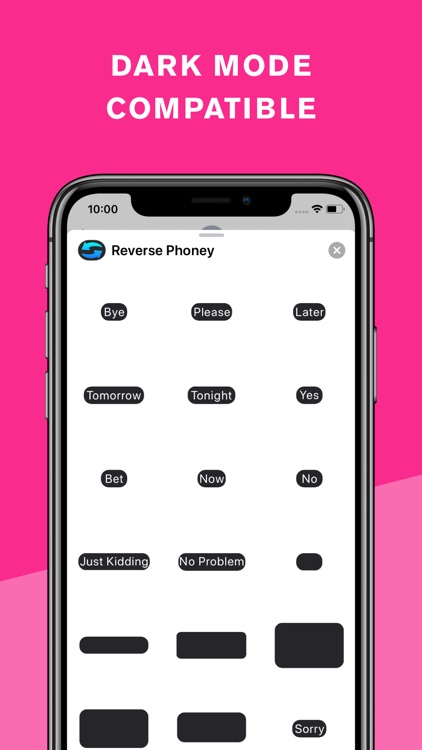Reverse Yes No Phony Stickers screenshot-5