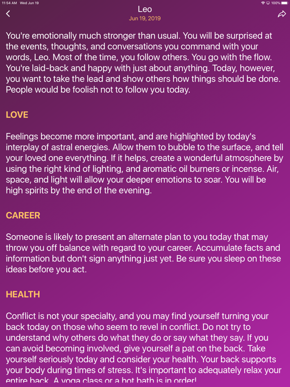 Screenshot #5 pour Daily Horoscope - Tarot Reader