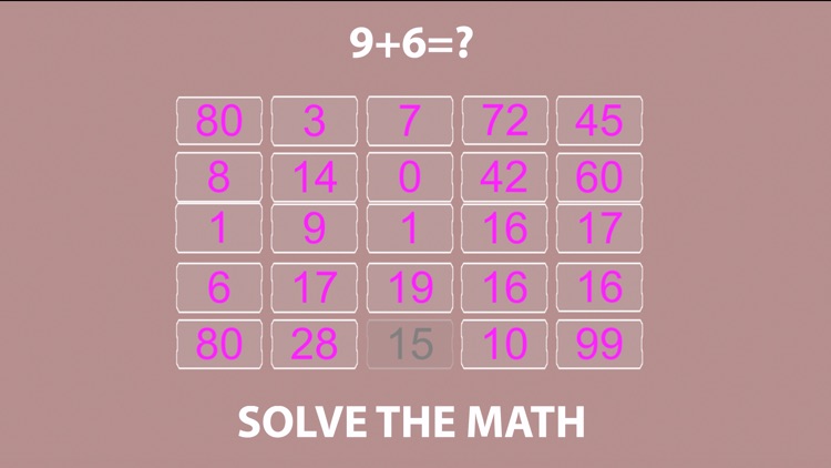 Maths & Match IQ Test