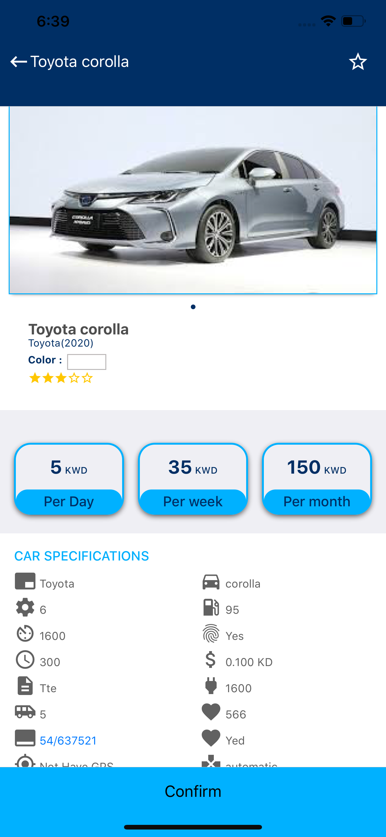 CarRent KW