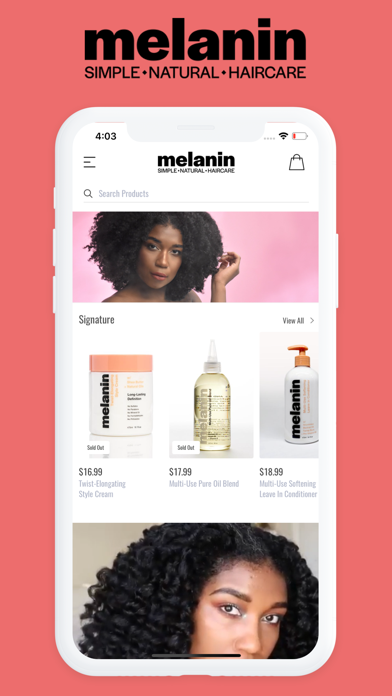 Melanin Haircare Screenshot