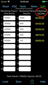 tournament cruncher (icm) iphone screenshot 2